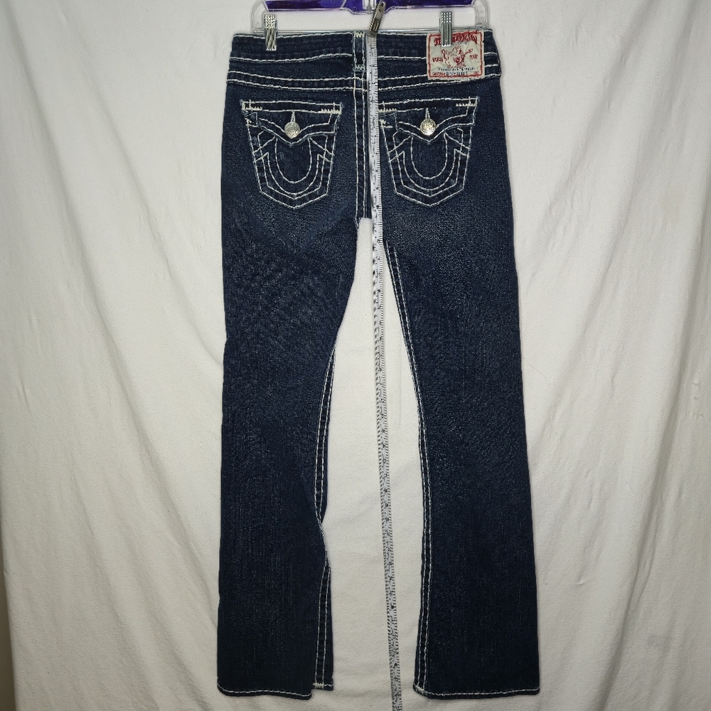True Religion Ladies Becky Super T Denim Blue Jeans Size 29